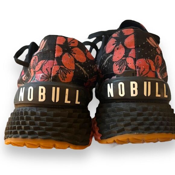 NOBULL Unisex Floral Sneakers Black Pink Strength in Bloom Mens 12.5 Womens 14 main image 6